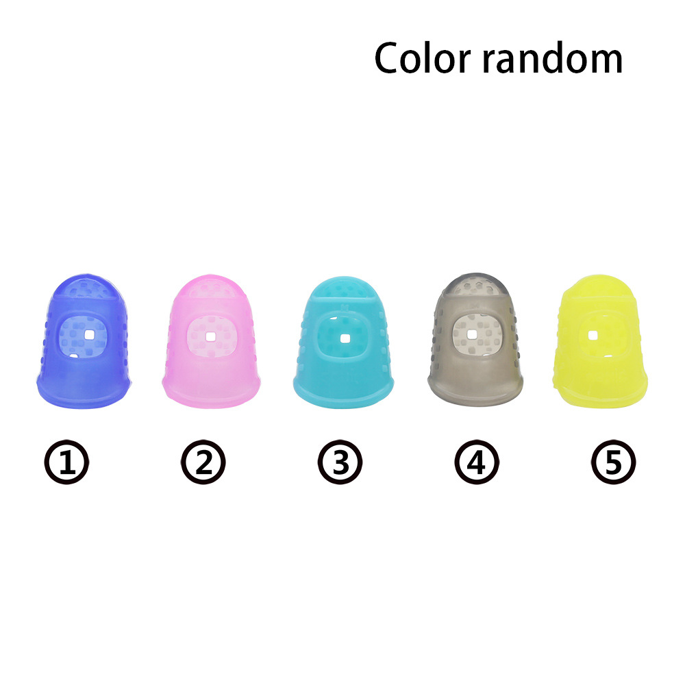 Silicone guitar finger guards, guitar finger protectors, anti-slip and wear-resistant, four-color set, finger guards, musical instrument accessories pic 4