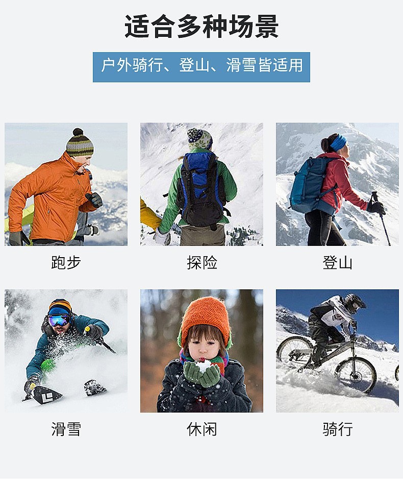 冬季露指加绒加厚触屏保暖手套学生写字露指触屏户外扫码骑行手套详情5