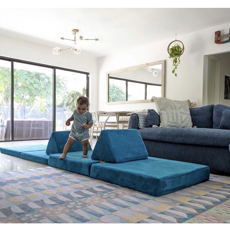 高回弹记忆海绵客厅儿童房宝宝爬行垫 早教家用软体游戏爬行垫详情8