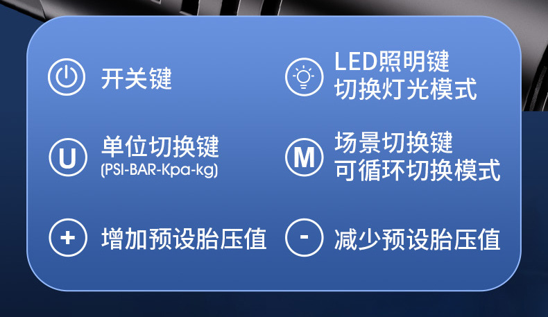 车载应急启动电源车载充气泵汽车数显大功率充电宝应急电源汽车搭电器车载打气机户外应急充气泵详情18