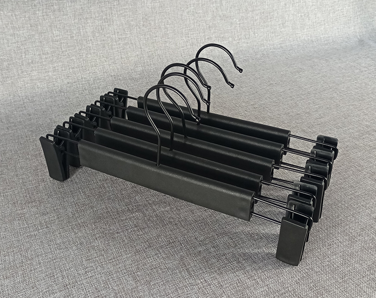 防滑塑料裤夹家用无痕裤架裤挂裤夹子服装店衣架衣挂衣服撑子工厂详情4