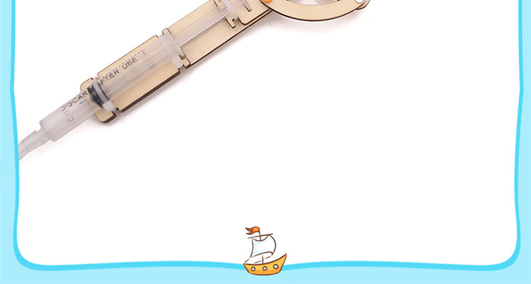 小学生科学实验小制作diy拼插液压机械手stem科技教育器材详情19