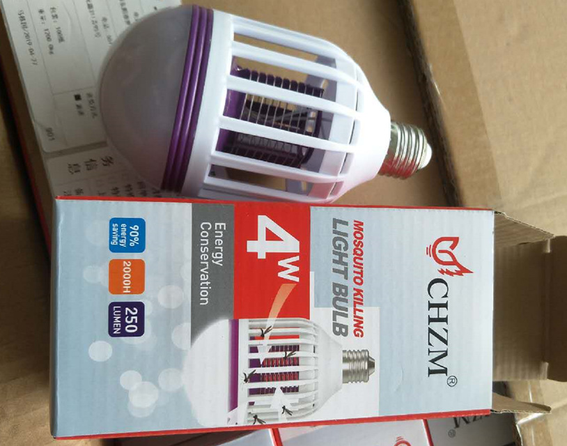 LED灭蚊球泡灯驱蚊杀蚊照明两用灯泡紫外线无辐射电击灯泡详情4