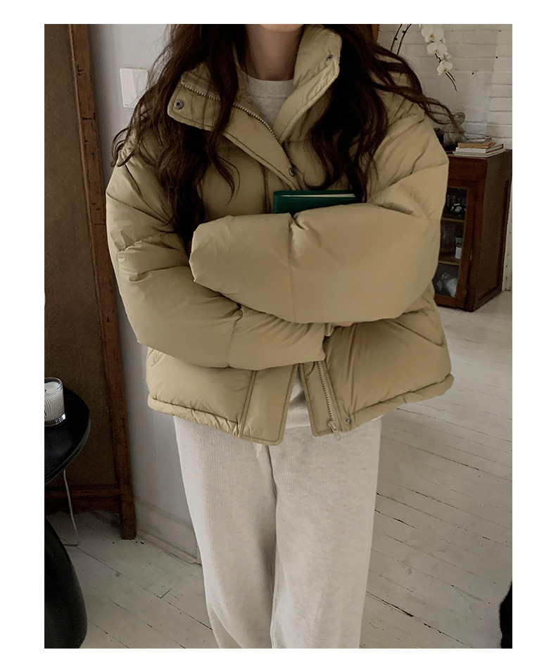 TG90% White duck down thickened down jacket for Women 2021 Winter New stand-up Collar Coat 15580(same style as 13519) pic 23