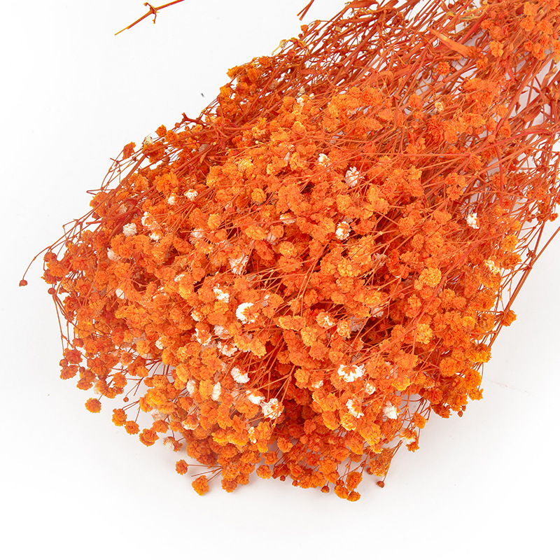 永生花满天星批发吸色满天星干花花束婚庆手捧花家居装饰插花花材                              详情14