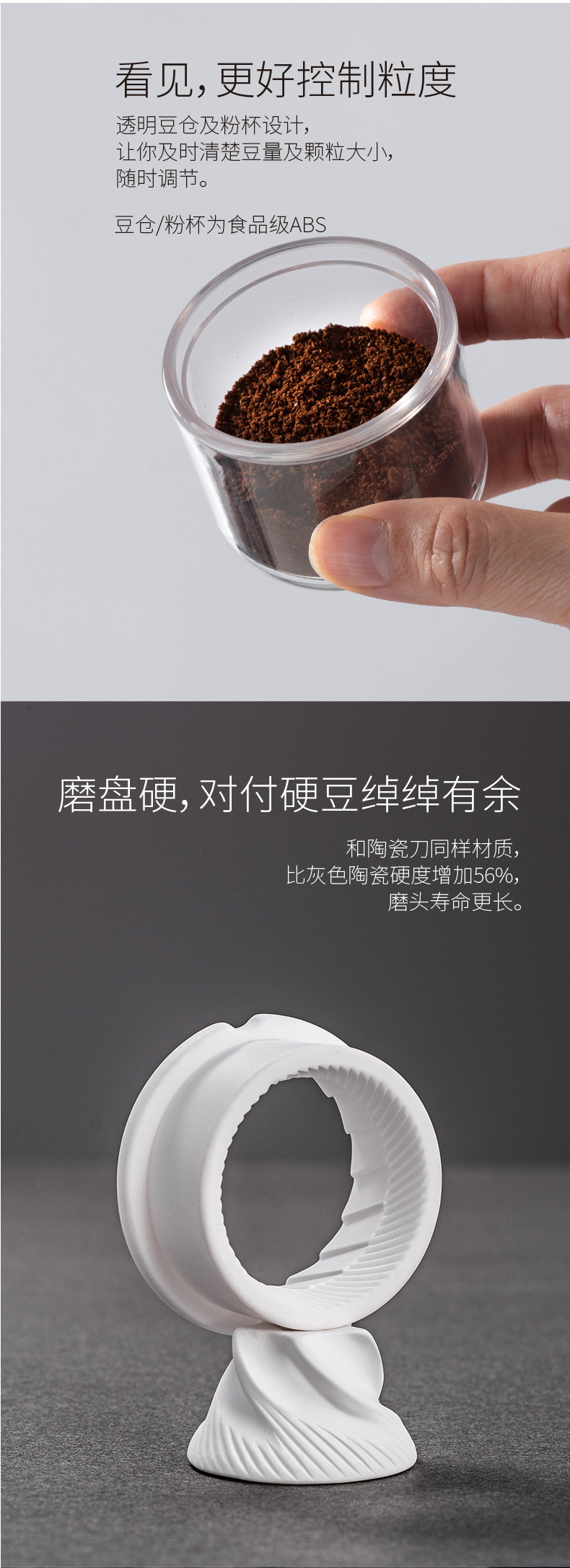 Wholesale of electric coffee grinders, household portable coffee bean grinders, fully automatic coffee grinders, cross-border coffee machines pic 8