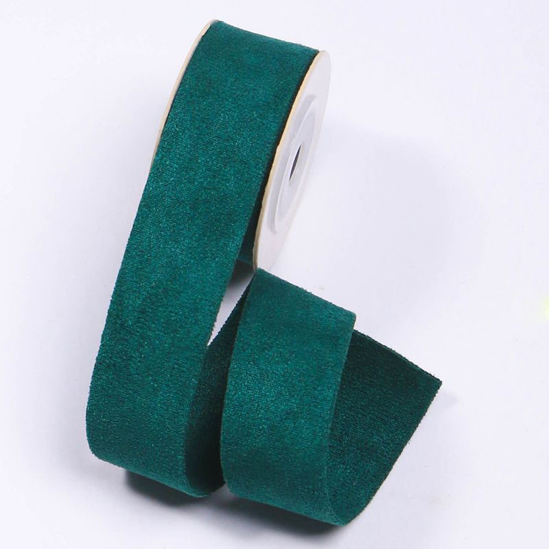 Korean solid-color flocked deerskin micro-elastic webbing DIY bow hair accessory pet chest strap clothes bow tie pic 8