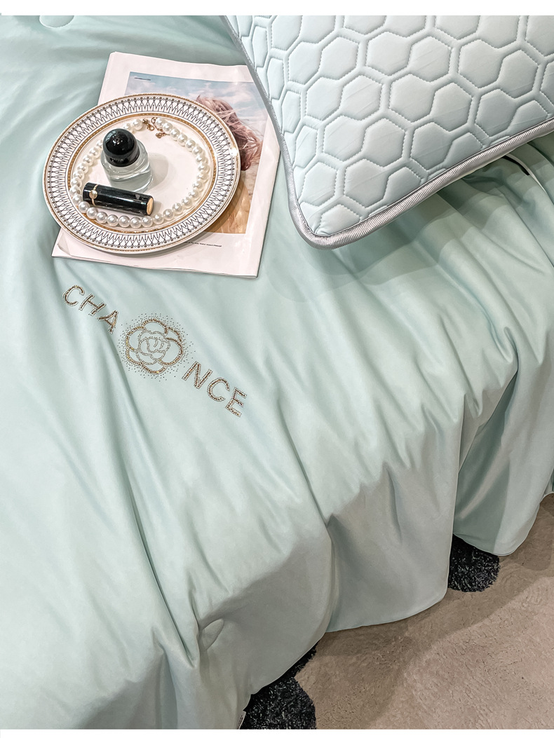 冰淇淋夏凉被夏被日式可机洗空调被子凉感丝单双人夏被批发绗缝爆详情4