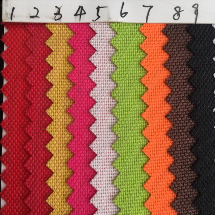 聚绸 厂家现货 600D双色PVC 涤纶牛津布 箱包面料 帐篷 沙滩椅类详情7