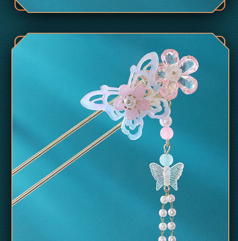 Ancient-style tassel hairpins, metal court-style headwear, versatile for daily use, Hanfu, new Chinese-style cheongsam hair accessories for women pic 19