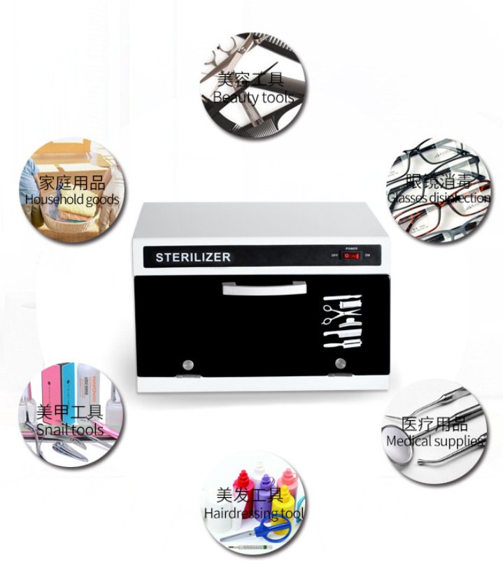 Factory direct supply 209 disinfection cabinet for beauty salons, nail art, dental tools, UV disinfection cabinet, ultraviolet tool disinfection box shanilak pic 8