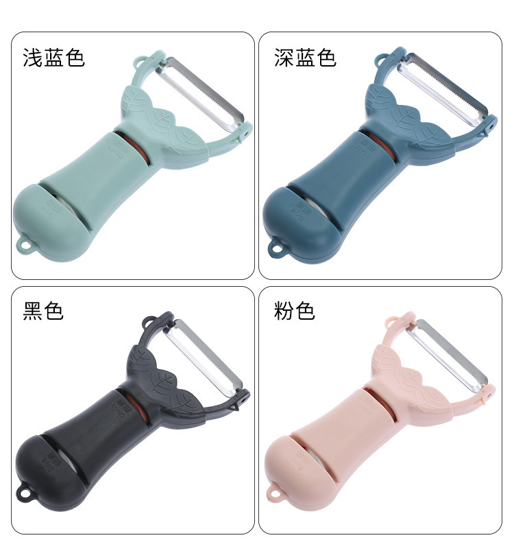 Multi-purpose knife and peeler, two-in-one peeler, two-in-one knife sharpener, carrot, apple and fruit peeler pic 3