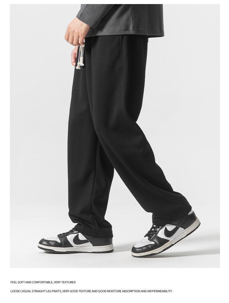 8 colors to choose from, 350g heavy-weight straight-leg sweatpants, a new style for men in the autumn of 2023, featuring loose, casual and sporty pants pic 11