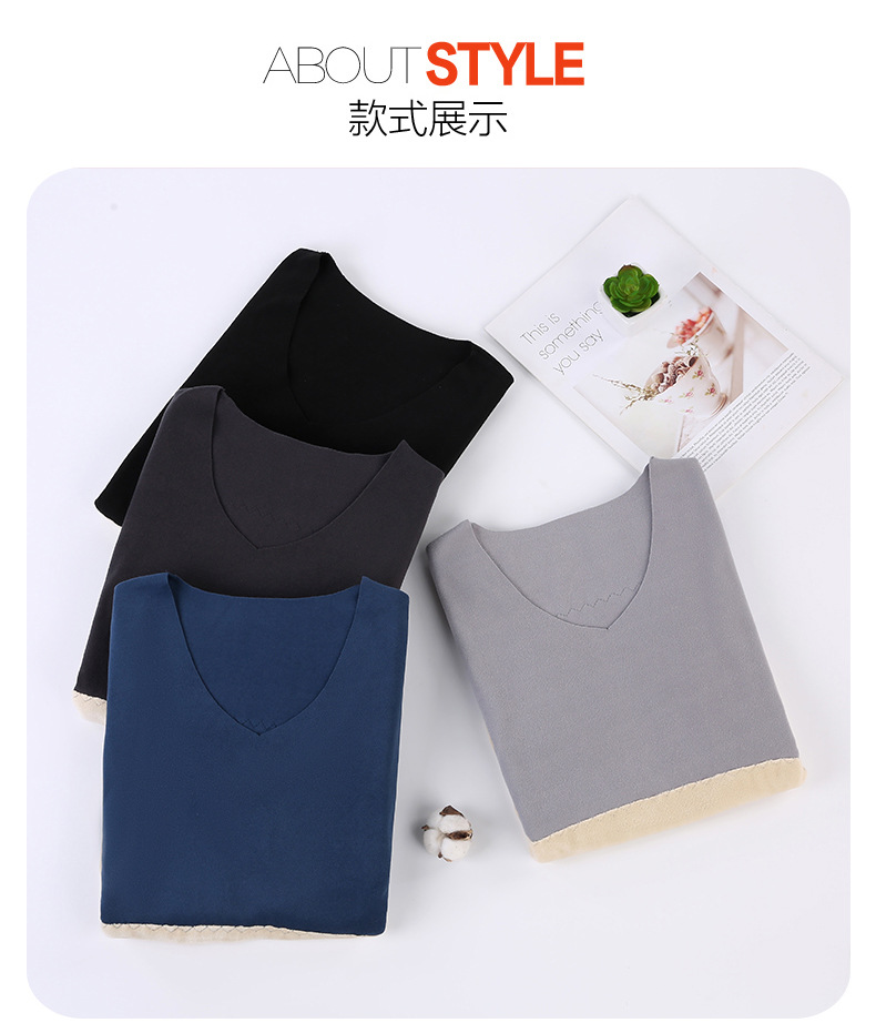 Seamless thermal vest for men, fleece slimming base vest, small patch belly and back protection, waistcoat, undergarment base for winter pic 9