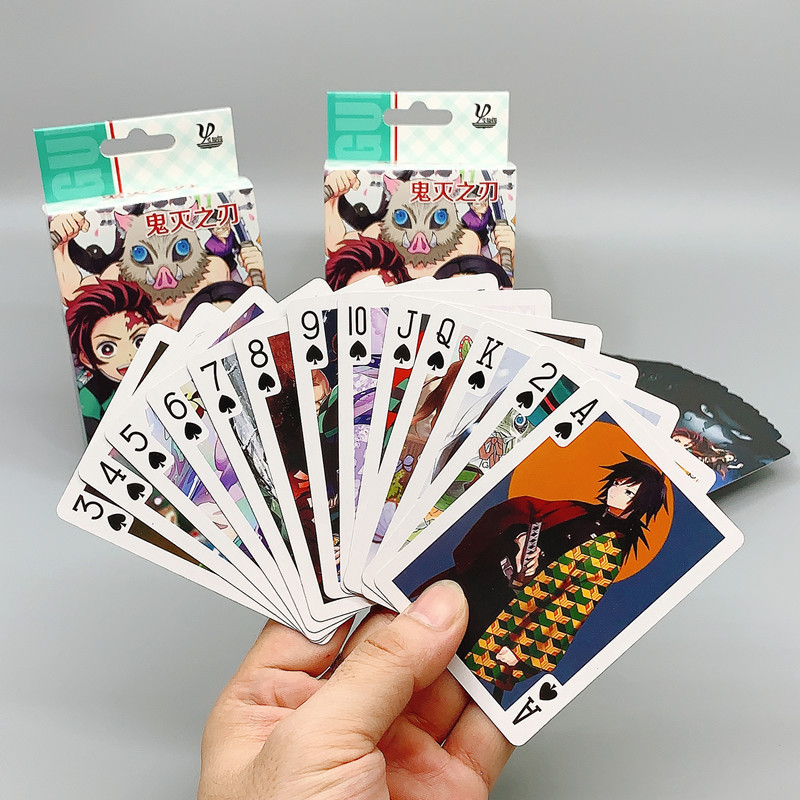 Anime poker, Demon Slayer Poker cards, Tanjiro Kamado Nezuko cards pic 4