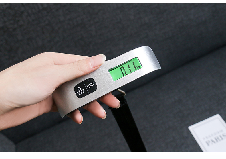 Comai Precision Express hand-held scale, hand-pulled scale, portable hanging scale, household high-precision hook scale, cross-border popular luggage scale, hanging scale pic 9