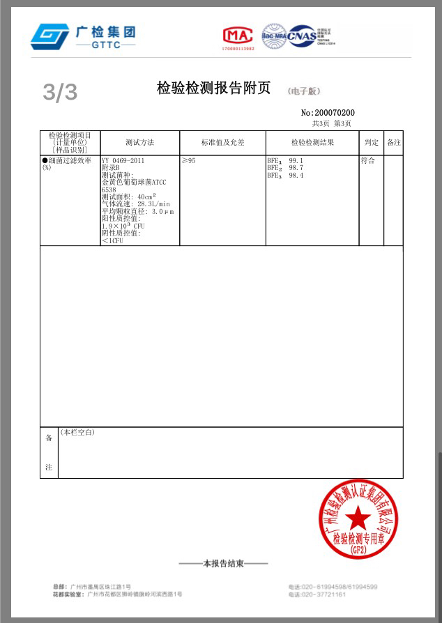 证件齐全权威检测一次性口罩民用三层防护熔喷布防尘透气50只一包详情9