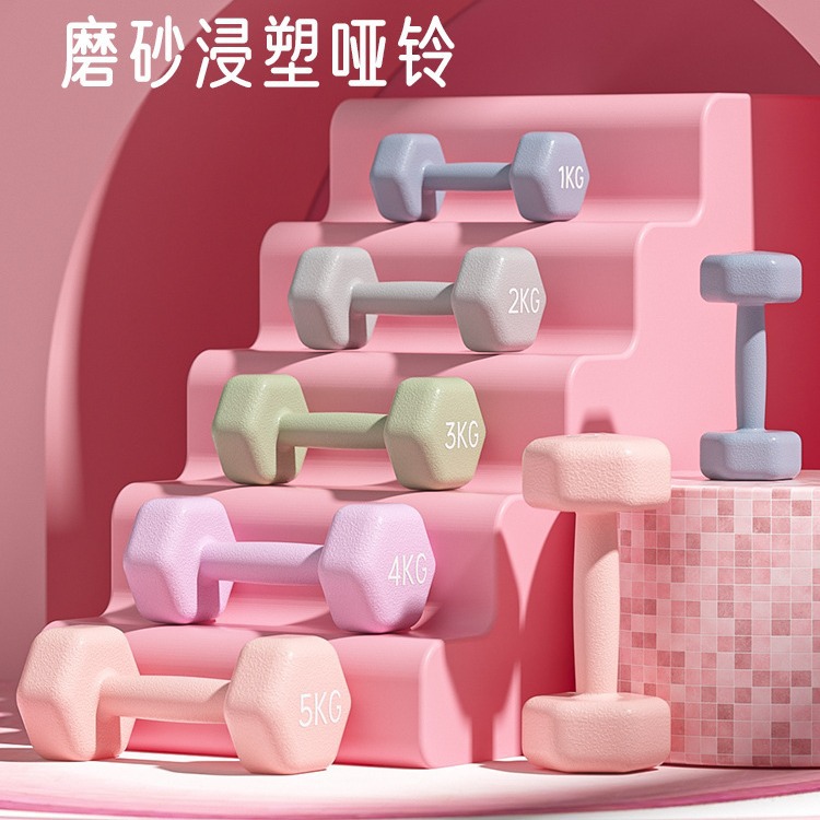 哑铃女士健身家用器材壶铃儿童小学男士练臂肌瑜伽小哑铃套装组合详情3