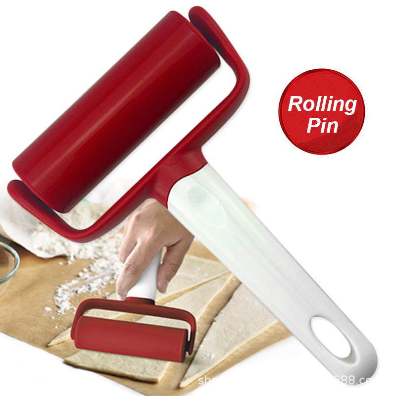 Plastic rolling pins, baking tools, pizza pies, dumpling wrappers, rollers with handles, dough sticks, noodle kitchen tools pic 3