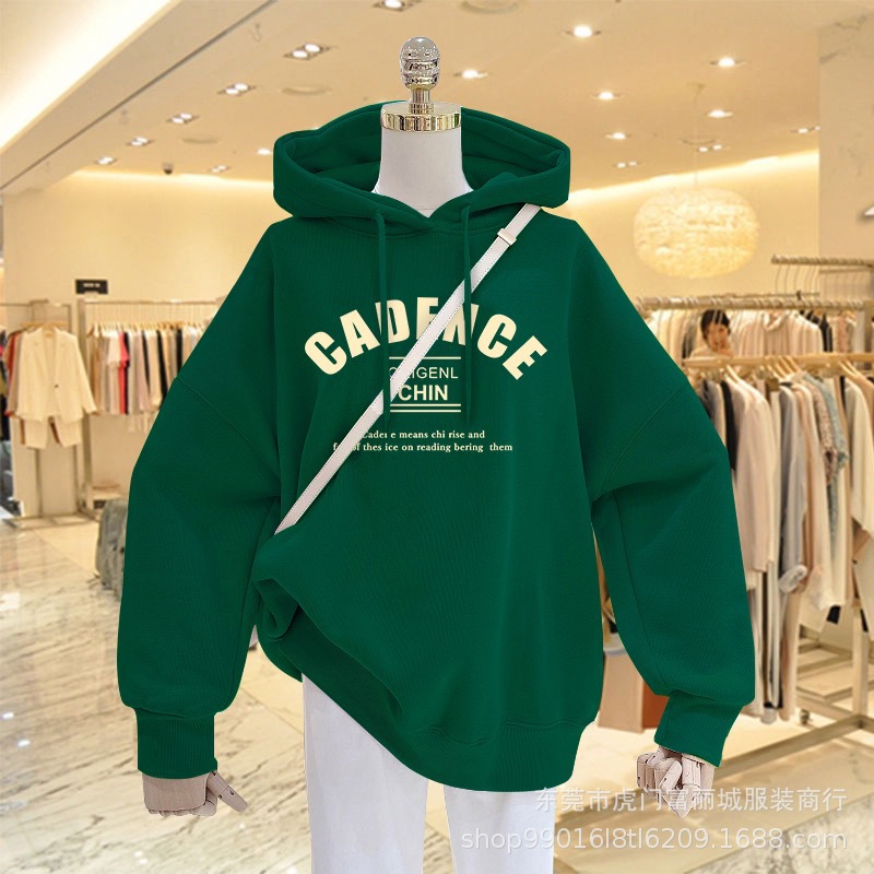 新款女士卫衣2023春季韩版设计感时尚小众圆领宽松女装休闲上衣详情3