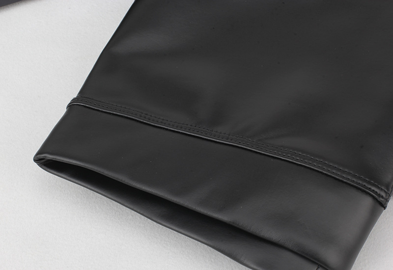 High-elastic magic slimming pu leather pants, fleece anti-cracking, hip-lifting, warm and elastic leggings pic 6