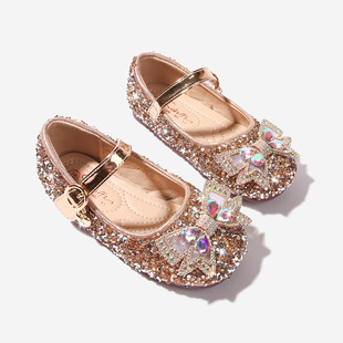 女童皮鞋2024新款红色公主鞋春夏季宝宝小女孩平底单鞋儿童软底鞋详情34