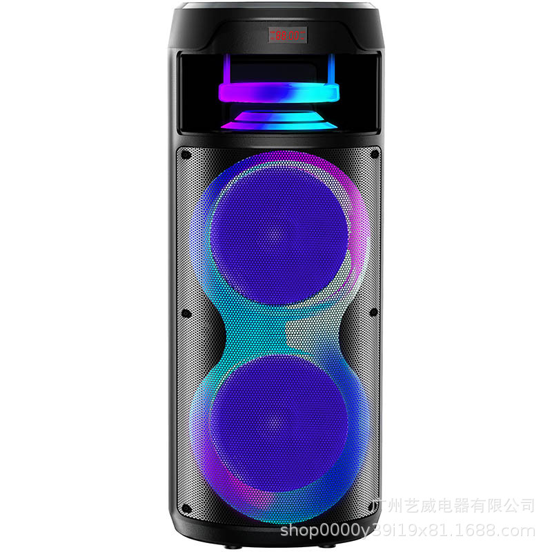 跨境外贸双8寸音响广场舞音箱大音量音箱厂家直销  ZQS8222详情2