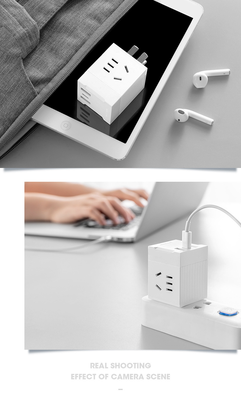 Magic Cube Socket, USB Fast Charging, Smart Power strip, Power board, Power strip, multi-functional household power converter pic 20
