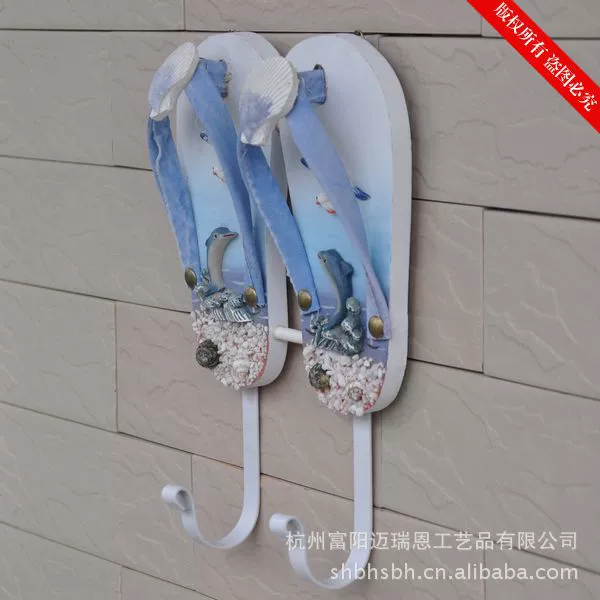 拖鞋挂钩 地中海风格衣帽钩 海洋衣帽钩 海洋沙滩鞋衣钩 -迈瑞恩详情47
