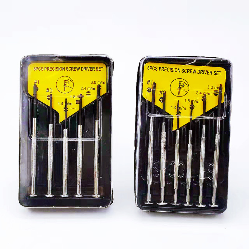 Factory direct sales of 5pc watch screwdrivers in large blue and red boxes, computer tools, mobile phone repair tools, screwdrivers and screwdrivers pic 4