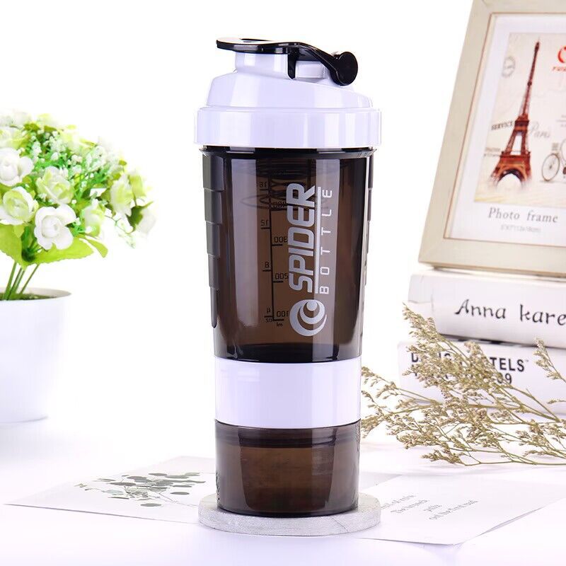 现货弹簧三层搅拌杯 蛋白粉健身运动奶昔杯 logo礼品杯塑料杯批发详情7