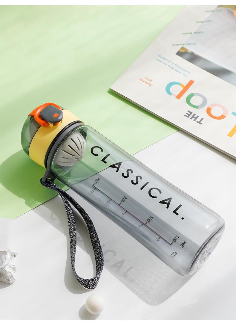 Regalo promocional logotipo personalizado nuevo estilo pareja copa de agua alta apariencia horizontal copa de cordón para deportes al aire libre a prueba de fugas taza de agua portátil pic 17