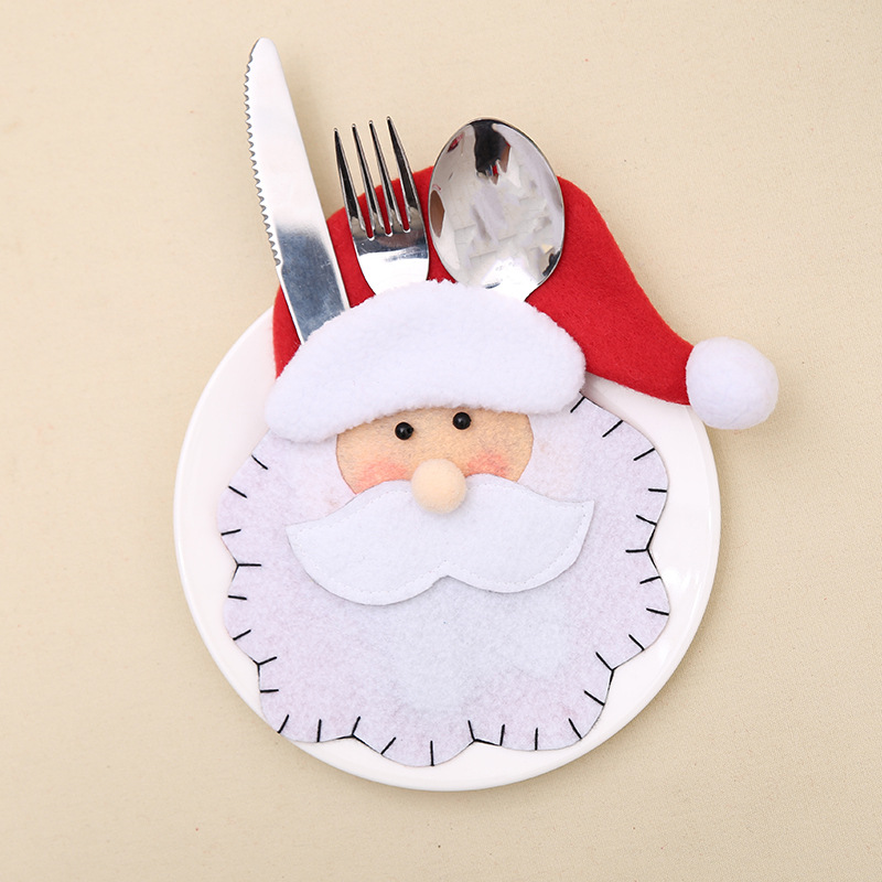 New Christmas products: Santa Claus knife and fork sets, Christmas cutlery bags, and Christmas creative home gifts pic 14
