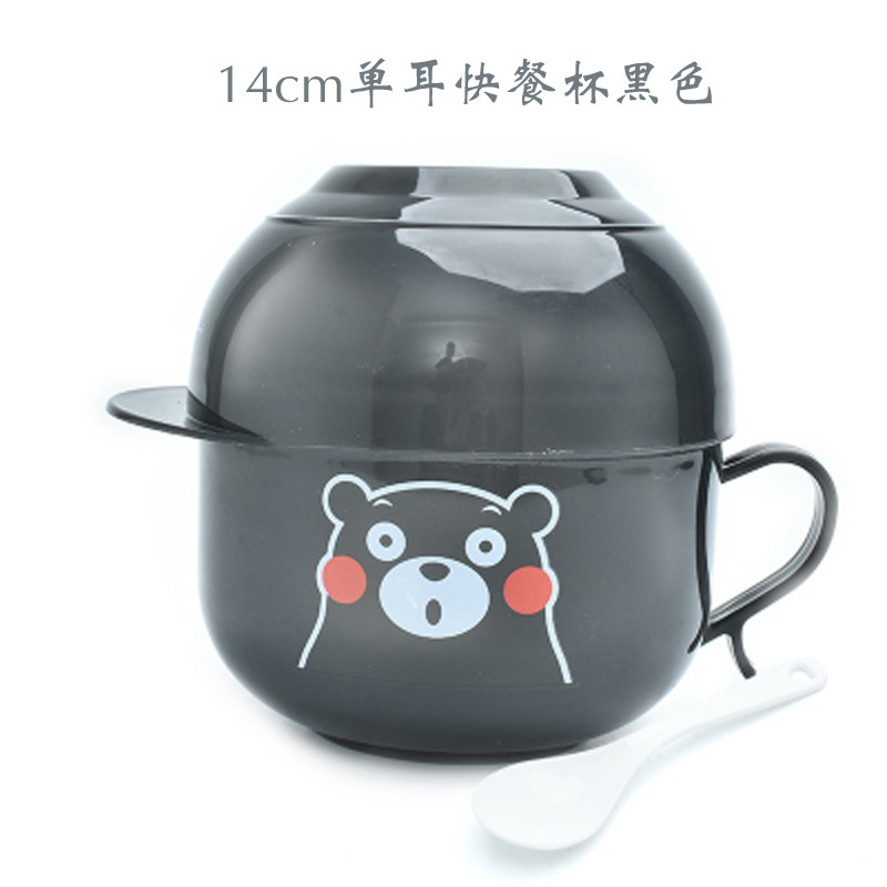 不锈钢快餐杯泡面杯带盖卡通日式泡面碗学生饭盒便当盒提锅详情47