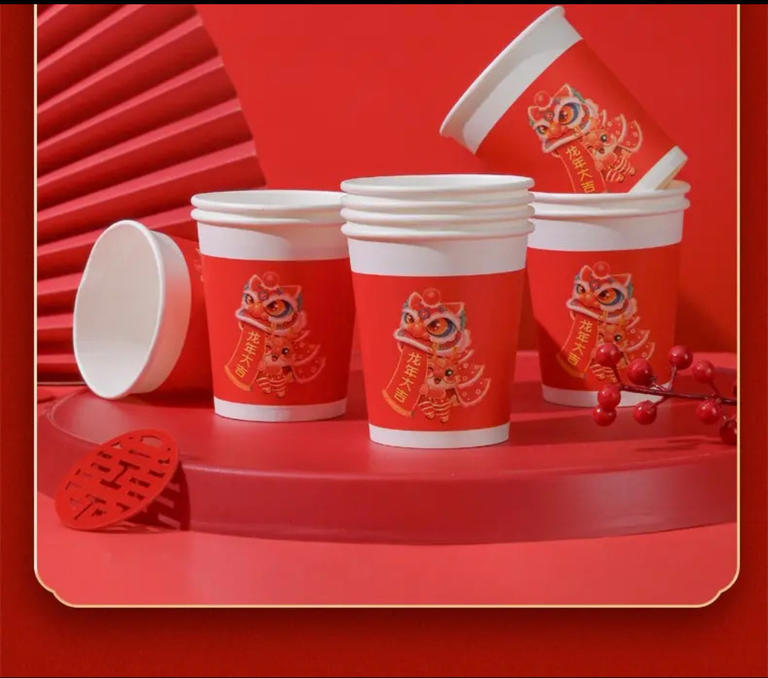 纸杯一次性水杯子瓦楞杯隔热防烫整箱家用加厚茶杯纸杯子热饮杯详情14