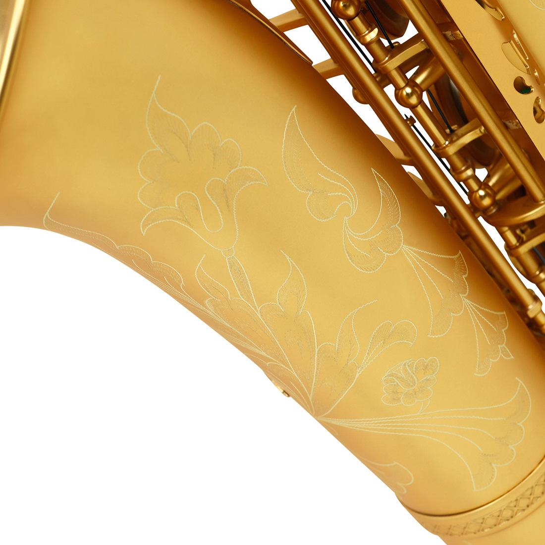 LADE中音磨砂萨克斯乐器初学成人演奏降E调鲍鱼壳按键中音萨克斯详情24