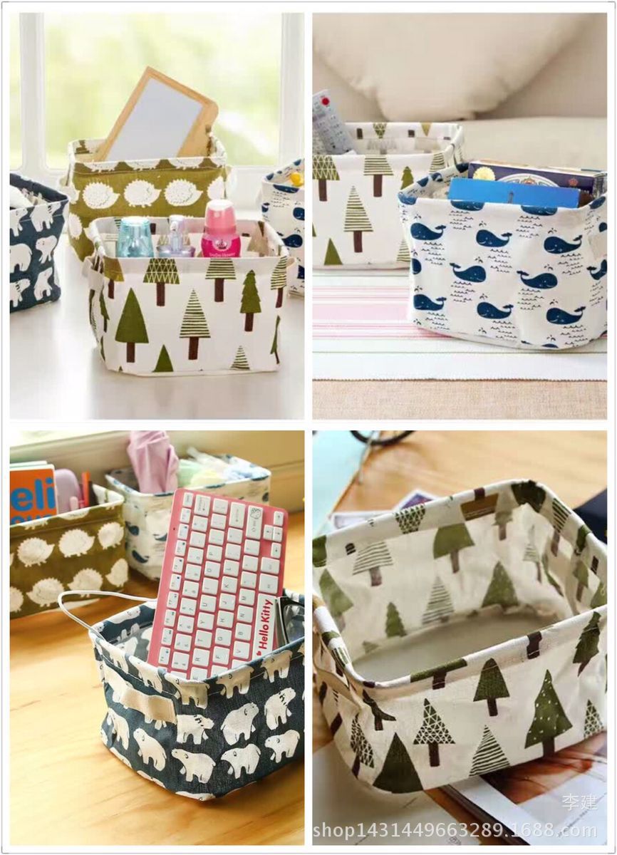 Jianxiang Textile Factory supplies linen printed Nordic-style tablecloths, cushions, aprons and storage bags, which can be made into PE film pic 78