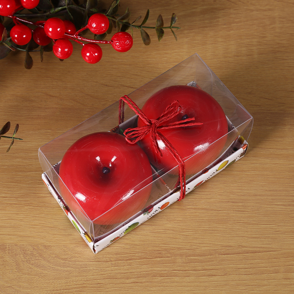 Set 2: Handmade Strawberry Candle Scented Candle Gift Box, wedding Birthday Gift, Romantic Scented Decorative Candles pic 4