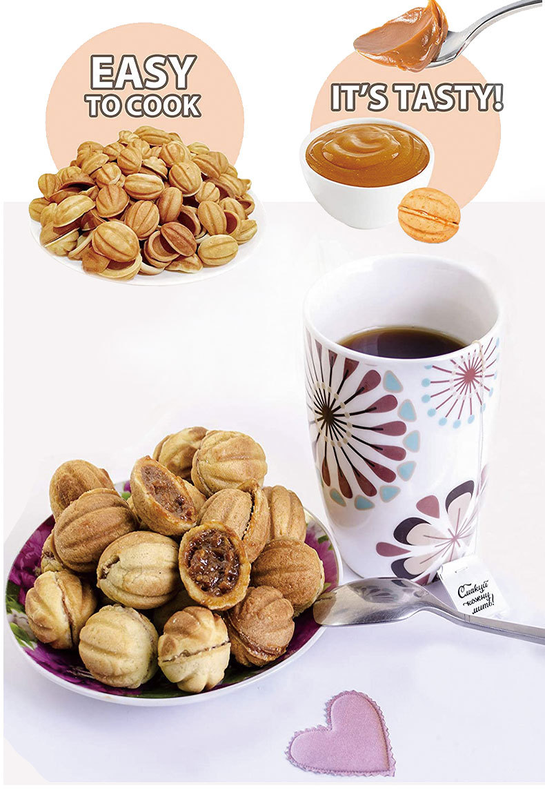 Cross-border sokany711 cake machine, griddle, household pancake machine, nut-shaped cake machine pic 2