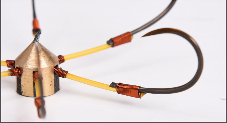 Hexagonal anchor hook, high-carbon steel fishhook, wool hook, crab hook pic 15