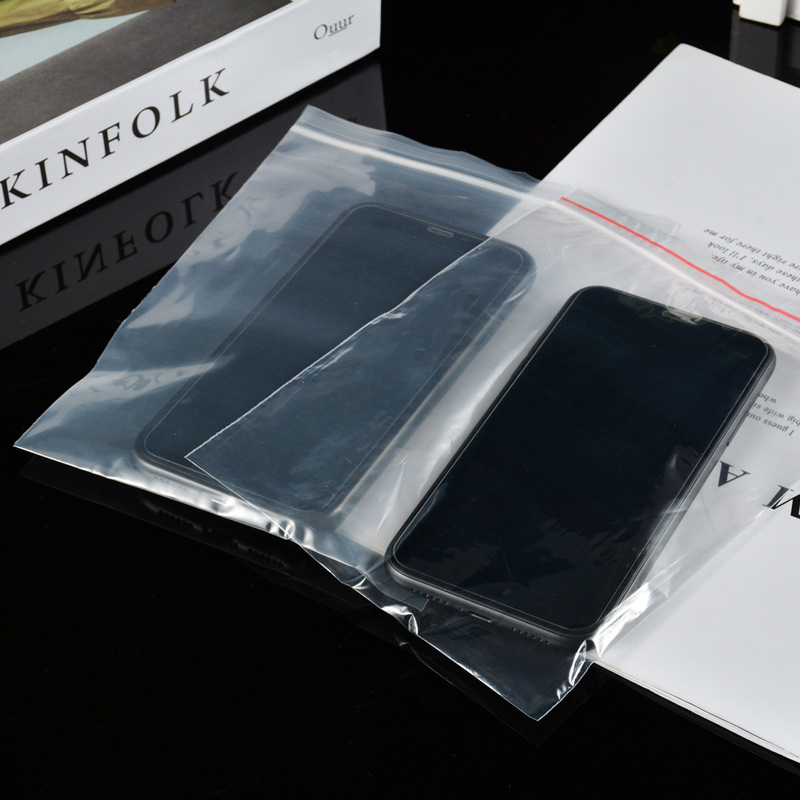Wholesale medium-sized self-sealing bags 25.5*12.5 thickened transparent food bags pic 5