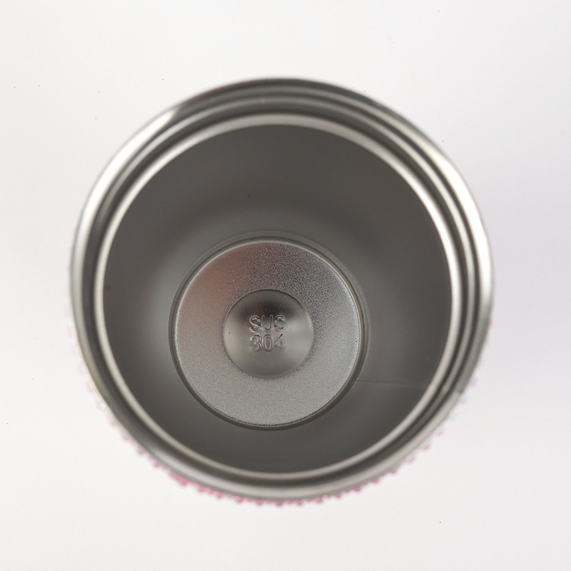 镶钻保温杯双层不锈钢吸管杯贴钻水钻咖啡杯礼品杯镶钻水钻饮料杯详情6