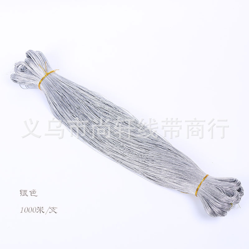 Gold and silver wire tag wire, 8-strand round gold wire, 1mm gold wire, Christmas gift packaging, gold onion wire, non-elastic tag wire pic 6