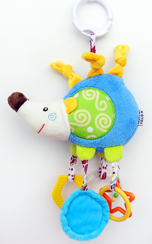 JJOVCE Baby Intelligence Soothing Doll, multi-functional animal bed bell, bed hanger, stroller hanger, baby cloth toy doll pic 34