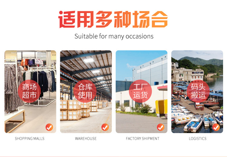 Manual hydraulic pallet truck, CBY warehouse hydraulic hand trailer, manual forklift, pallet floor cattle pic 2