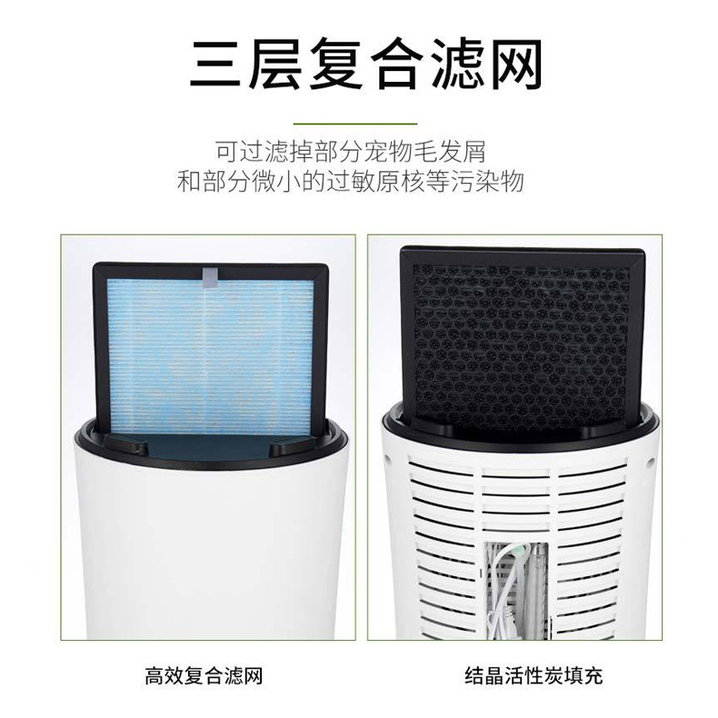 Air purifier, household indoor humidification, UV ultraviolet disinfection, formaldehyde removal, smoke and odor removal, negative ion purifier pic 15