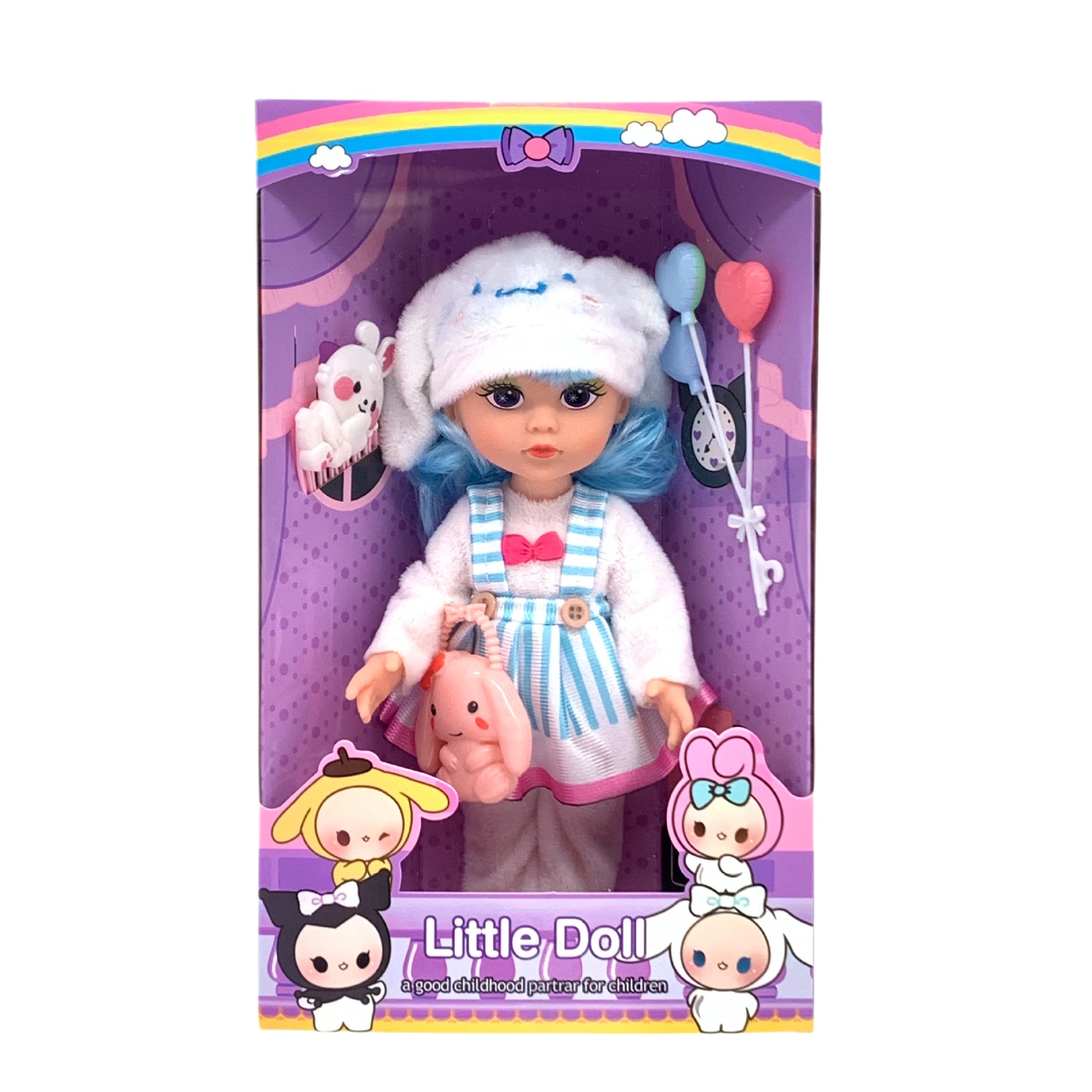 Cross-border foreign trade toys, 10-inch Kuromi Little Devil Vinyl Doll, Cinnamon Dog Music figurine from Sanrio, Japan pic 5