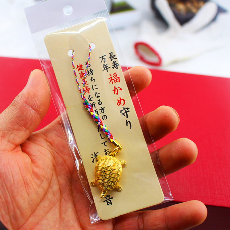 Bell Golden Turtle Keychain mobile phone pendant, Auspicious Prosperity tree pendant, gold and silver Turtle mobile phone pendant, Golden Turtle King Eight pic 14