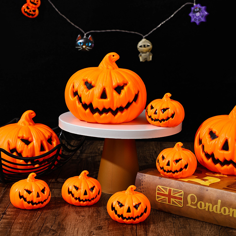 New Halloween decorative pumpkin lanterns, party atmosphere decoration LED pumpkin lanterns, Halloween carnival party decorative lights pic 1