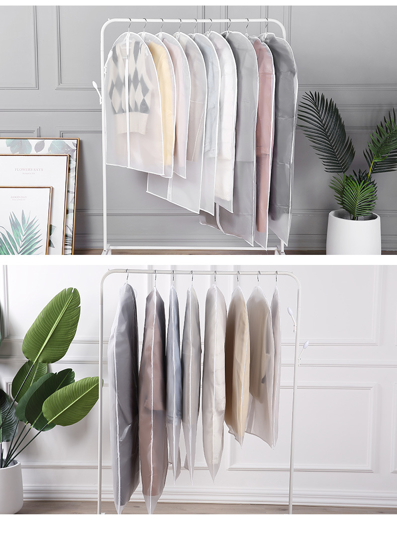 5 transparent clothing dust covers available in various specifications, including suit covers, coat dust covers, and clothing dust bags pic 10